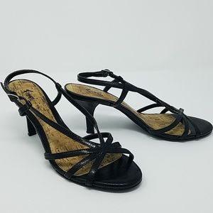 FIONI black strapped high heels
